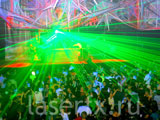 лазерное шоу в клубе